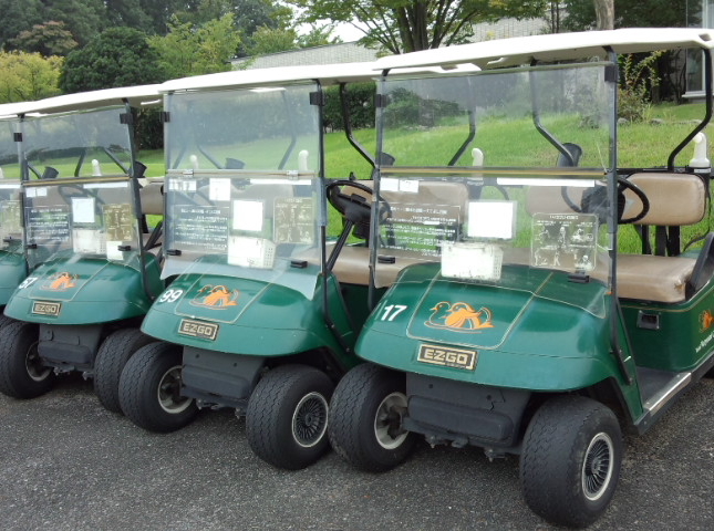 EZGO製二人乗バッテリー自走式ゴルフカート