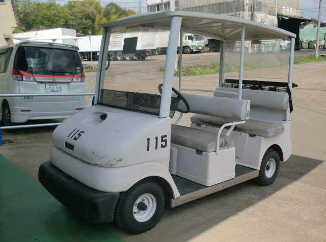 日立製五人乗バッテリー電磁誘導式ゴルフカート
